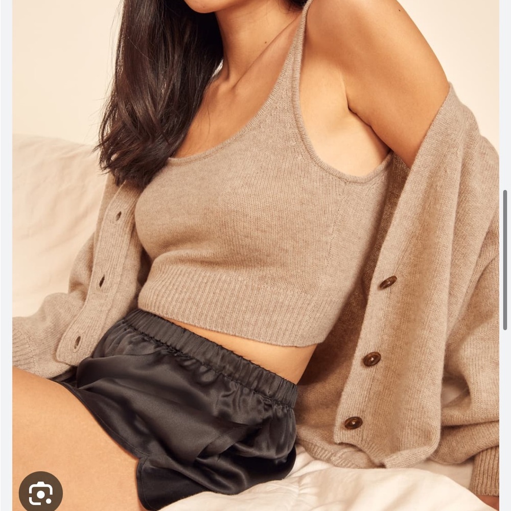 Reformation cashmere sweater set